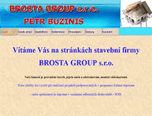 Tablet Screenshot of brostagroup.cz